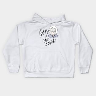 Gay, not blind v.1 Kids Hoodie